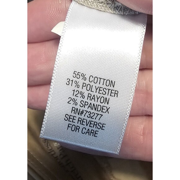 Croft & Barrow Women's Effortless Stretch Pants Mid Rise Straight Size 14 NWT - Picture 8 of 11